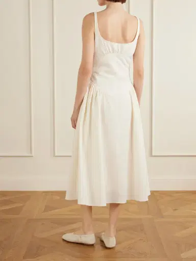 Proenza Schouler White Label Solira Seersucker Midi Dress | Thumbnail 3 Proenza Schouler White Label Solira Seersucker Midi Dress | Thumbnail 3