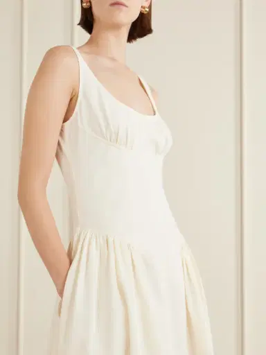 Proenza Schouler White Label Solira Seersucker Midi Dress | Thumbnail 4 Proenza Schouler White Label Solira Seersucker Midi Dress | Thumbnail 4