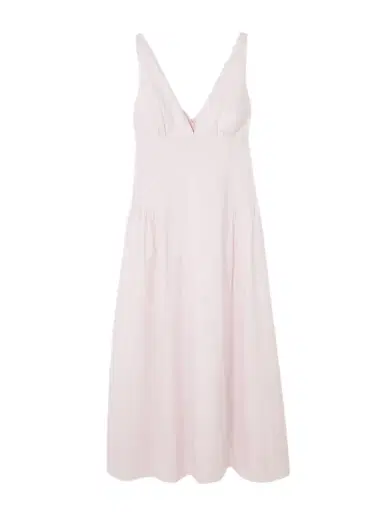 Posse Lindie Ruched Cotton Midi Dress | Thumbnail 1 Posse Lindie Ruched Cotton Midi Dress | Thumbnail 1