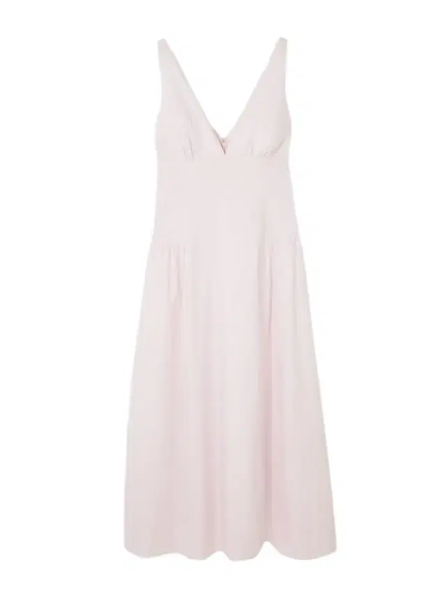 Posse Lindie Ruched Cotton Midi Dress