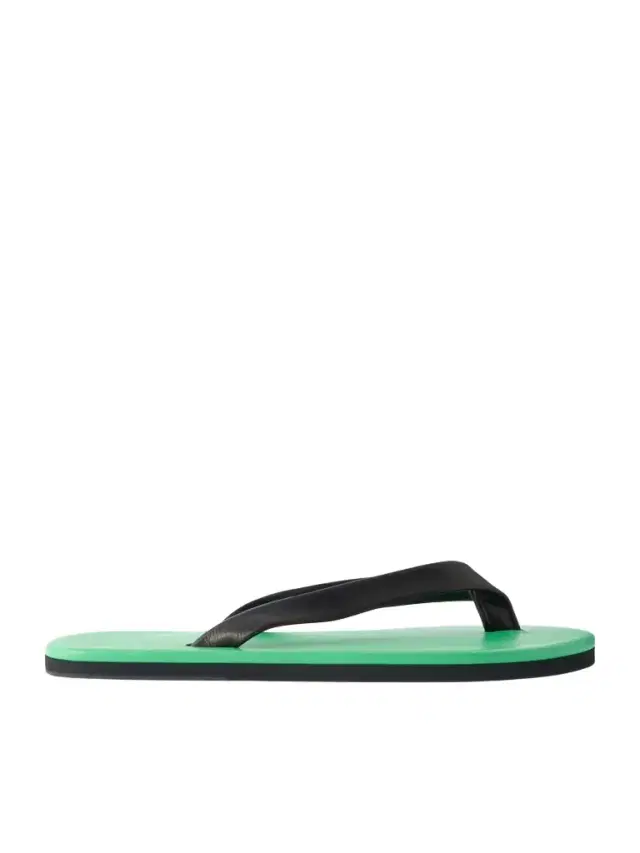 Auralee Leather Flip Flops