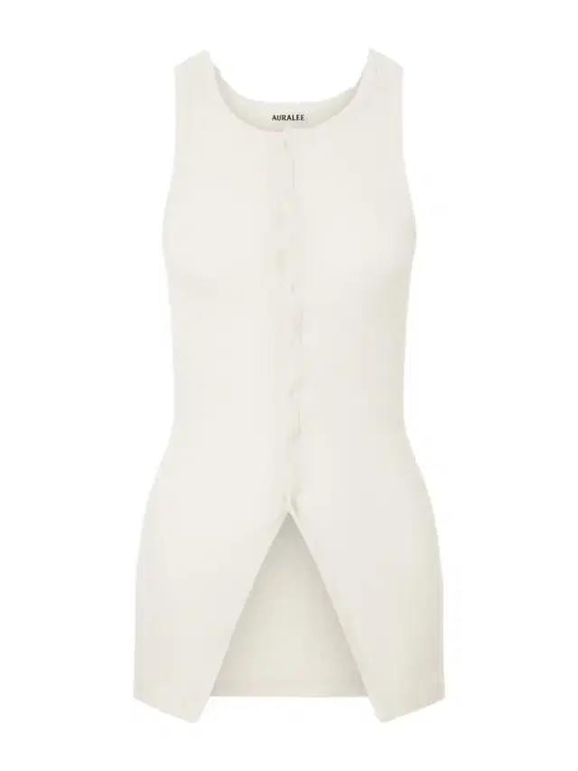 Ribbed-knit Cotton Tank