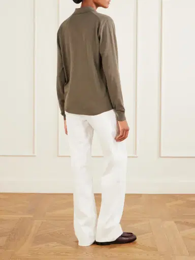 Auralee Giza Fine Knit Cotton Shirt | Thumbnail 4
