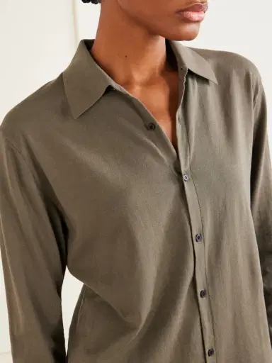 Auralee Giza Fine Knit Cotton Shirt | Thumbnail 5