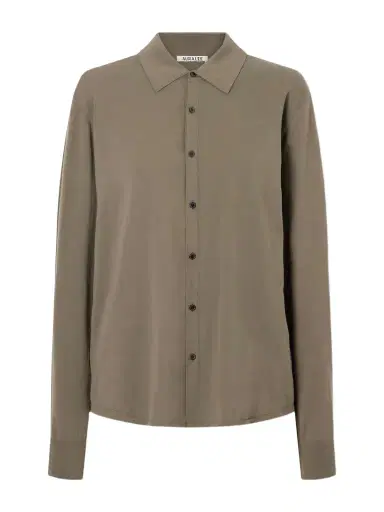 Auralee Giza Fine Knit Cotton Shirt | Thumbnail 1