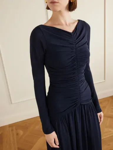 La Ligne Ruched Jersey Maxi Dress | Thumbnail 4