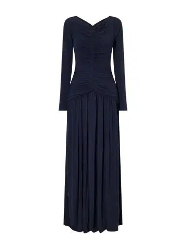 La Ligne Ruched Jersey Maxi Dress | Thumbnail 1