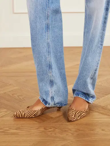 Jamie Haller The Kitty Zebra-print Leather Pumps | Thumbnail 2
