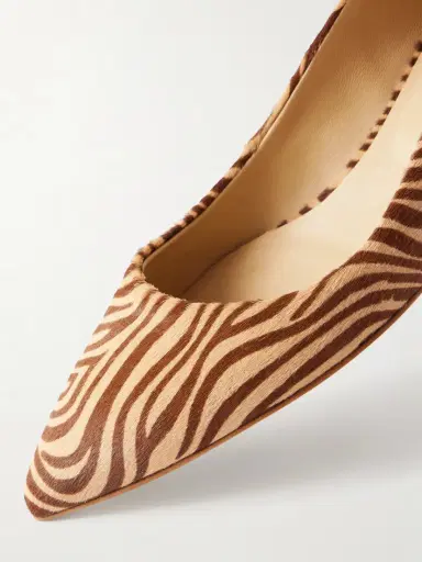 Jamie Haller The Kitty Zebra-print Leather Pumps | Thumbnail 5