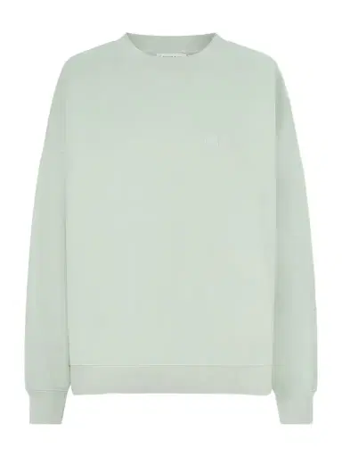 Anine Bing Miles Logo-embroidered Cotton-jersey Sweatshirt | Thumbnail 1 Anine Bing Miles Logo-embroidered Cotton-jersey Sweatshirt | Thumbnail 1