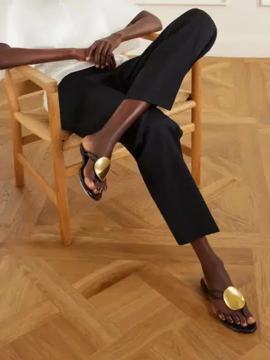Proenza Schouler Uma Embellished Leather Sandals | Thumbnail 2 Proenza Schouler Uma Embellished Leather Sandals | Thumbnail 2