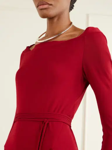 Tory Burch Jersey Pleated Maxi Dress | Thumbnail 4 Tory Burch Jersey Pleated Maxi Dress | Thumbnail 4