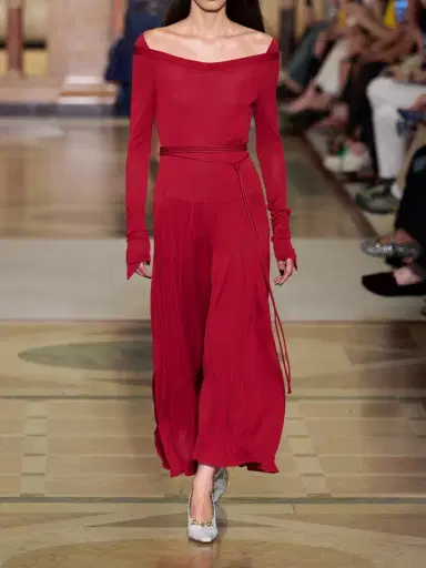 Tory Burch Jersey Pleated Maxi Dress | Thumbnail 5 Tory Burch Jersey Pleated Maxi Dress | Thumbnail 5
