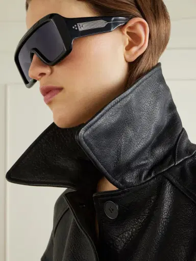 Jacques Marie Mage Pausa Oversized Aviator-style Acetate Sunglasses | Thumbnail 5