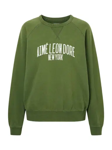 Aimé Leon Dore Logo-print Cotton-blend Jersey Sweatshirt | Thumbnail 1 Aimé Leon Dore Logo-print Cotton-blend Jersey Sweatshirt | Thumbnail 1