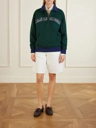 Aimé Leon Dore Logo-embroidered Cotton Sweatshirt | Thumbnail 2 Aimé Leon Dore Logo-embroidered Cotton Sweatshirt | Thumbnail 2