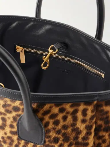 Nili Lotan Freddie Leather-trimmed Animal-print Calf Hair Tote | Thumbnail 6 Nili Lotan Freddie Leather-trimmed Animal-print Calf Hair Tote | Thumbnail 6