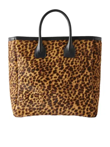 Nili Lotan Freddie Leather-trimmed Animal-print Calf Hair Tote | Thumbnail 1 Nili Lotan Freddie Leather-trimmed Animal-print Calf Hair Tote | Thumbnail 1