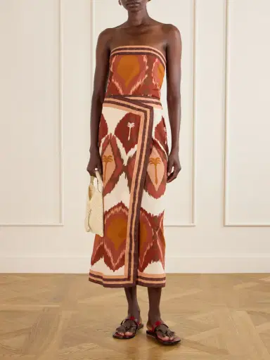 Johanna Ortiz Printed Cotton-poplin Midi Dress | Thumbnail 2 Johanna Ortiz Printed Cotton-poplin Midi Dress | Thumbnail 2