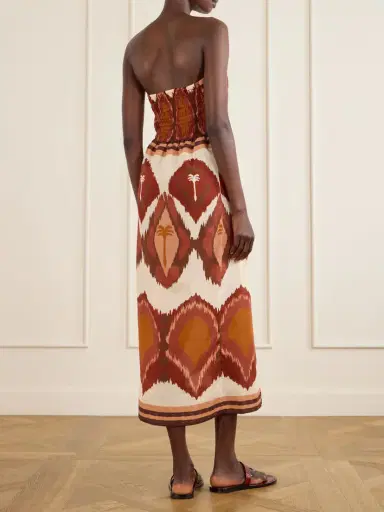 Johanna Ortiz Printed Cotton-poplin Midi Dress | Thumbnail 3 Johanna Ortiz Printed Cotton-poplin Midi Dress | Thumbnail 3