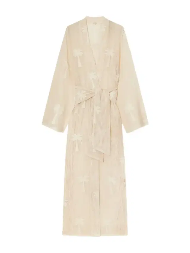 Johanna Ortiz Palm & Soul Printed Cotton-mesh Coverup