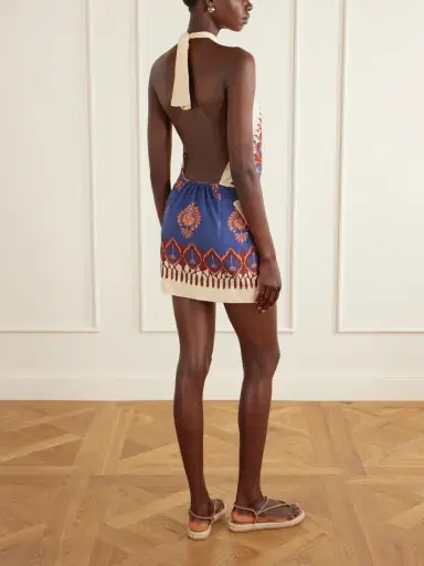 Johanna Ortiz Open-back Printed Cotton-voile Mini Dress | Thumbnail 3 Johanna Ortiz Open-back Printed Cotton-voile Mini Dress | Thumbnail 3