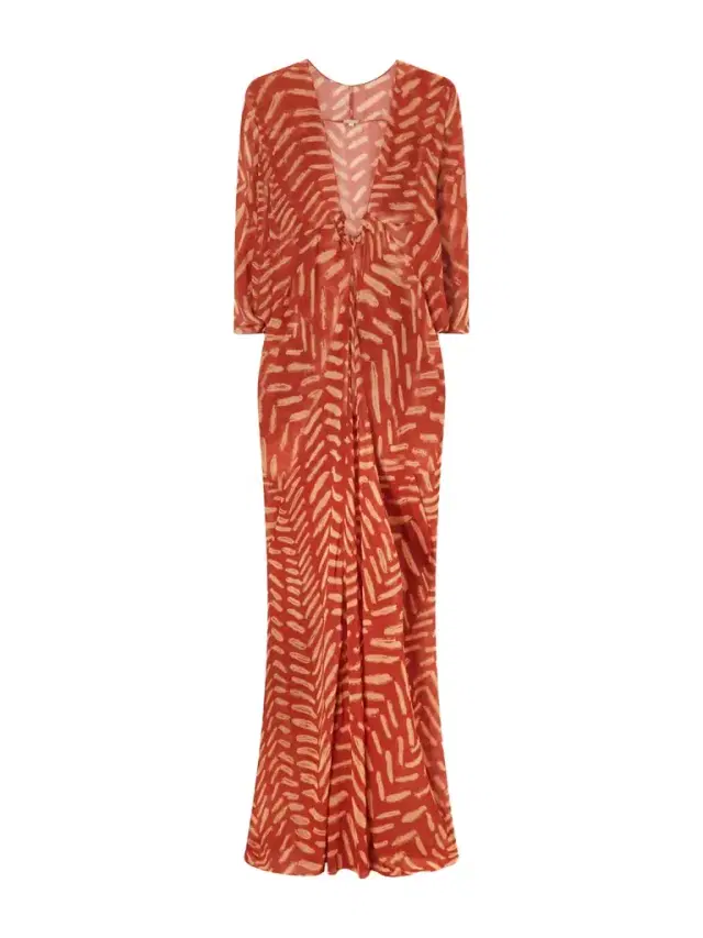 Johanna Ortiz Sensory Tapestry Printed Recycled Georgette Coverup