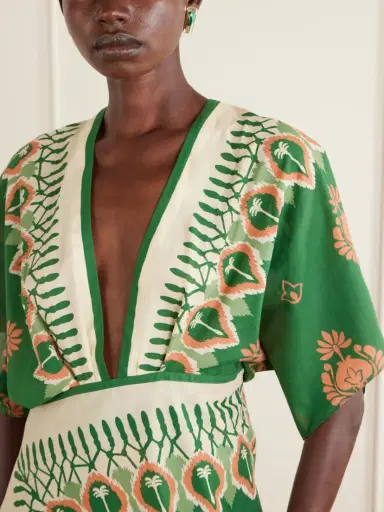 Johanna Ortiz Inundada De Color Printed Cotton-voile Mini Dress | Thumbnail 5 Johanna Ortiz Inundada De Color Printed Cotton-voile Mini Dress | Thumbnail 5