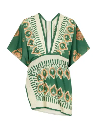 Johanna Ortiz Inundada De Color Printed Cotton-voile Mini Dress | Thumbnail 1 Johanna Ortiz Inundada De Color Printed Cotton-voile Mini Dress | Thumbnail 1
