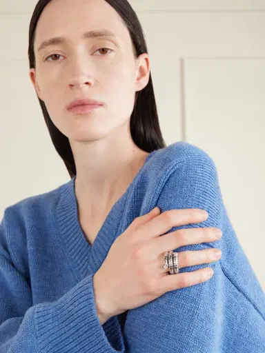 Marina B Trisola 18-karat White Gold Diamond Ring | Thumbnail 2 Marina B Trisola 18-karat White Gold Diamond Ring | Thumbnail 2