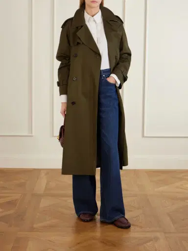 Burberry Double-breasted Belted Cotton Trench | Thumbnail 2 Burberry Double-breasted Belted Cotton Trench | Thumbnail 2