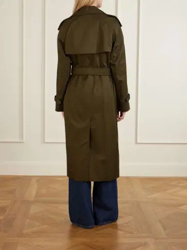 Burberry Double-breasted Belted Cotton Trench | Thumbnail 4 Burberry Double-breasted Belted Cotton Trench | Thumbnail 4