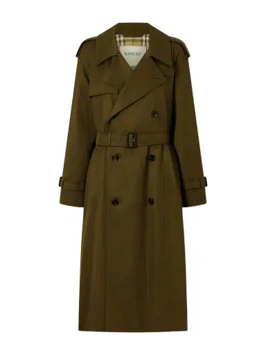 Burberry Double-breasted Belted Cotton Trench | Thumbnail 1 Burberry Double-breasted Belted Cotton Trench | Thumbnail 1