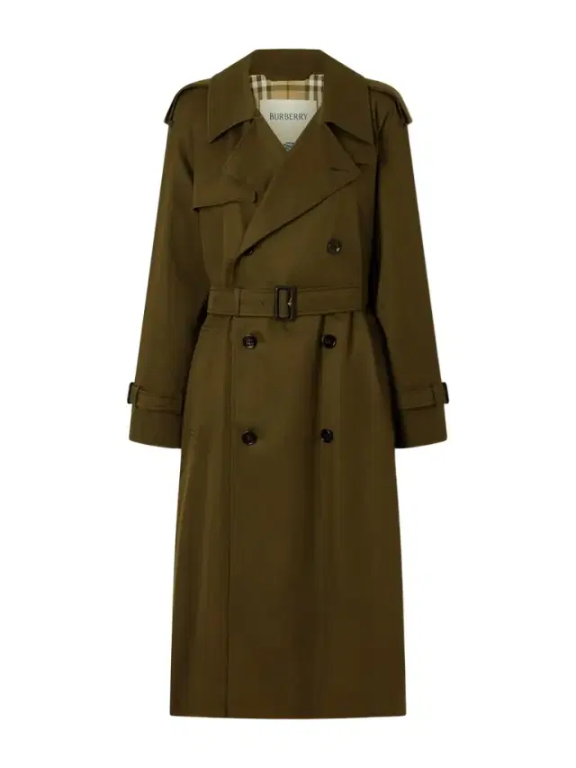 Double-breasted Belted Cotton Trench