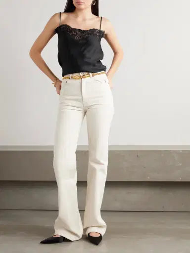 Stella McCartney Lace-trimmed Satin Camisole | Thumbnail 2 Stella McCartney Lace-trimmed Satin Camisole | Thumbnail 2