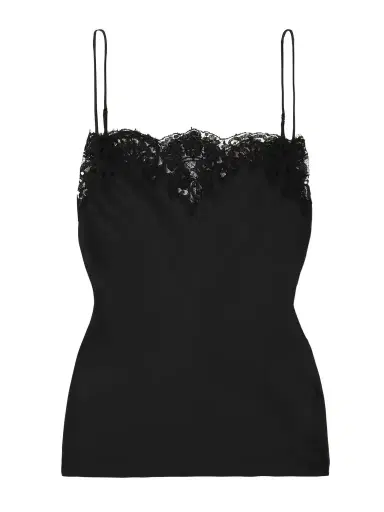 Stella McCartney Lace-trimmed Satin Camisole | Thumbnail 1 Stella McCartney Lace-trimmed Satin Camisole | Thumbnail 1