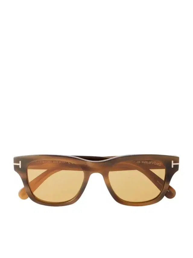 Tom Ford Caleb-02 Square-frame Acetate Sunglasses