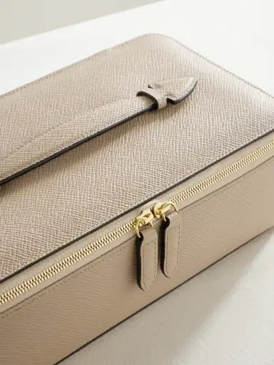 Smythson Panama Textured-leather Jewelry Case | Thumbnail 3 Smythson Panama Textured-leather Jewelry Case | Thumbnail 3