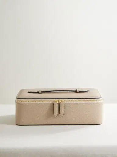 Smythson Panama Textured-leather Jewelry Case | Thumbnail 1 Smythson Panama Textured-leather Jewelry Case | Thumbnail 1