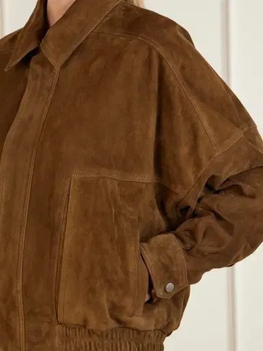 Nour Hammour Dalma Suede Jacket | Thumbnail 5 Nour Hammour Dalma Suede Jacket | Thumbnail 5