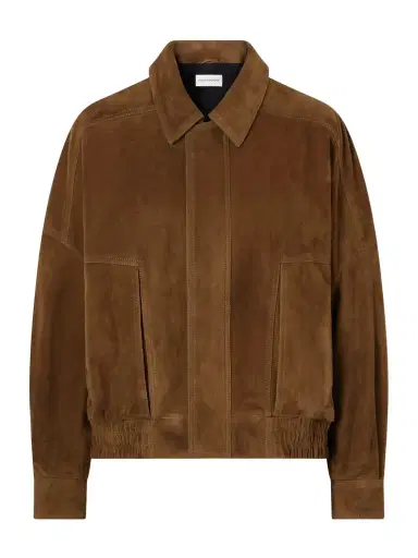Nour Hammour Dalma Suede Jacket | Thumbnail 1 Nour Hammour Dalma Suede Jacket | Thumbnail 1