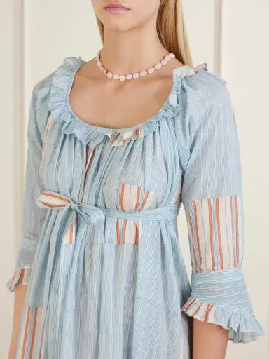 Thierry Colson Antoinette Ruffled Printed Cotton-voile Midi Dress | Thumbnail 4 Thierry Colson Antoinette Ruffled Printed Cotton-voile Midi Dress | Thumbnail 4