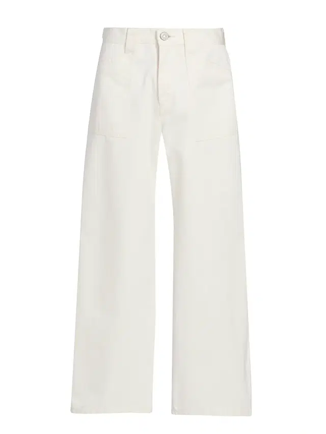 Moussy Vintage Women's Malba Gusset Cotton Cargo Pants - White