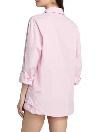 LoveShackFancy Women's Hudley Striped Cotton Shirt | Thumbnail 5 LoveShackFancy Women's Hudley Striped Cotton Shirt | Thumbnail 5