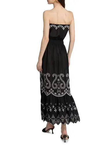 Ramy Brook Women's Blaire Embroidered Cotton Cover-Up Dress - Black | Thumbnail 5 Ramy Brook Women's Blaire Embroidered Cotton Cover-Up Dress - Black | Thumbnail 5