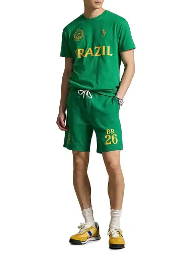Polo Ralph Lauren Men's Brazil Crewneck Cotton T-Shirt - Cruise Green - Size XXL | Thumbnail 2