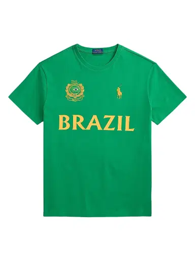 Polo Ralph Lauren Men's Brazil Crewneck Cotton T-Shirt - Cruise Green - Size XXL | Thumbnail 1
