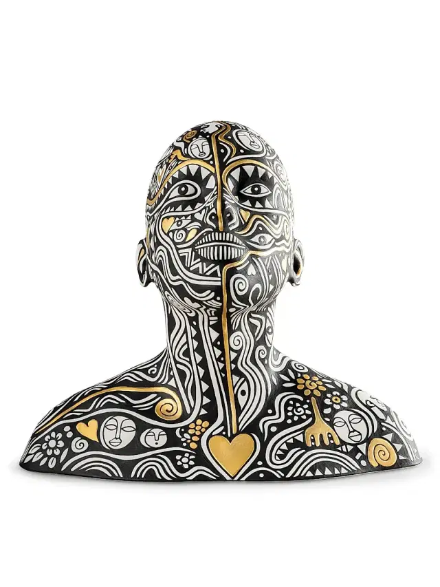 Lladro The Dreamer Bust By Laolu Senbanjo