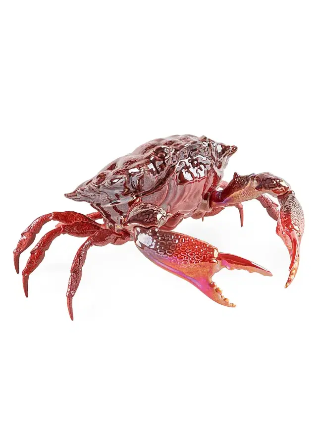 Lladro Crab Porcelain Figurine