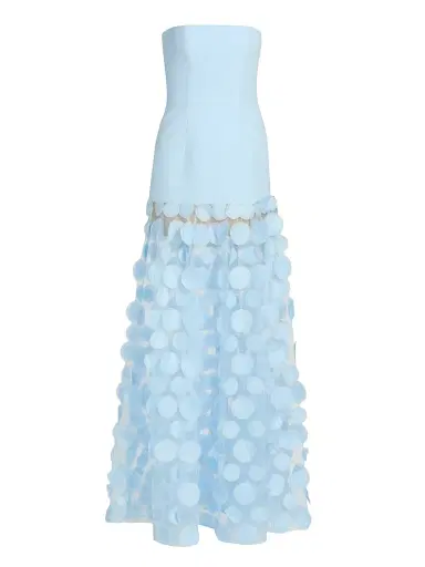 Bronx and Banco Women's Harper Strapless Circular Applique Gown | Thumbnail 1 Bronx and Banco Women's Harper Strapless Circular Applique Gown | Thumbnail 1